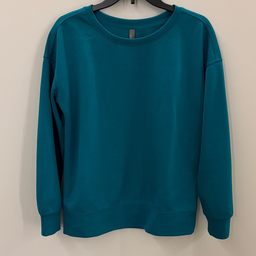 Mondetta Teal Crew Neck Sweater